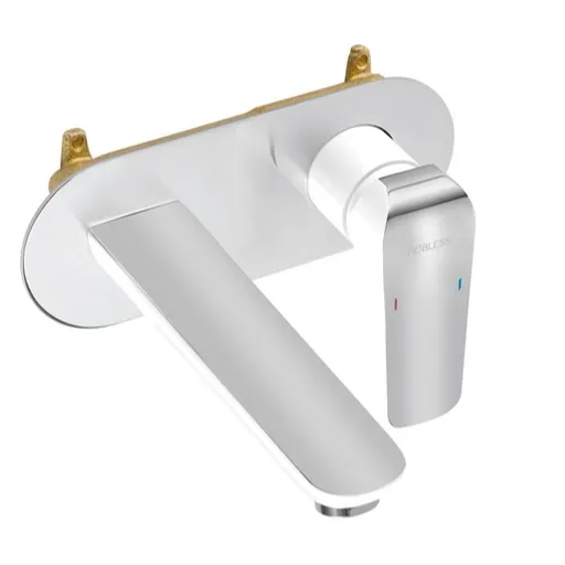 Novaservis Nobless Tina umývadlová batéria vrátane podomietkového telesa biela / chróm 38200,1 38200.1