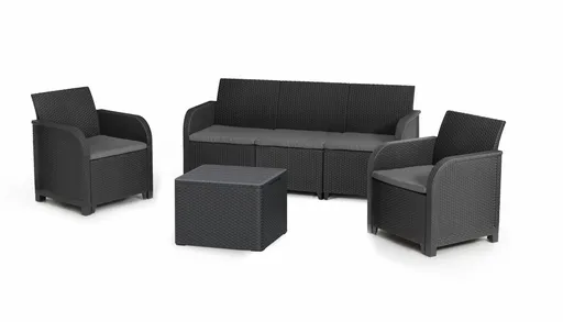 KETER Záhradný set ROSELYN 5 storage table | grafit