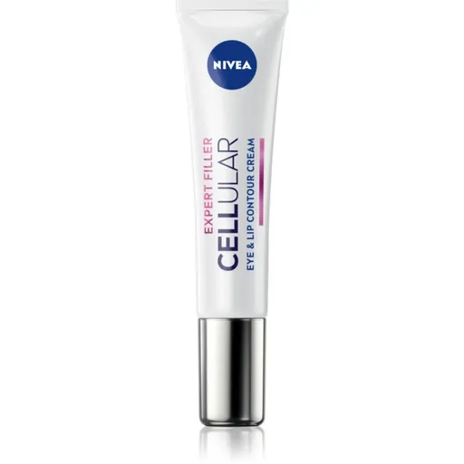 NIVEA Cellular Expert Filler spevňujúci krém na kontúry očí a pier s kyselinou hyalurónovou 15 ml