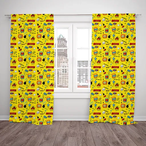 Závesy Boom (Rozmer: 140x250, Materiál: Interlock)