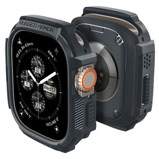 SPIGEN RUGGED ARMOR Obal na hodinky Apple Watch Ultra 1 / 2 49mm DARK GREY