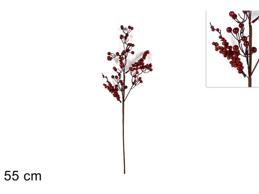 MAKRO - Vetvička vianočná 55cm zápich