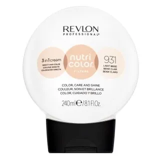 Revlon Professional Nutri Color Filters 3in1 Cream vyživujúca maska ​​s farebnými pigmentmi pre oživenie farby 931 Light Beige 240 ml