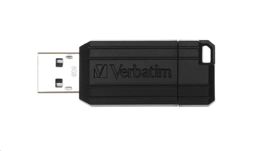 VERBATIM Flash Disk 8GB Store 'n' Go PinStripe, čierna