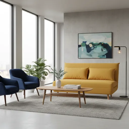 Signal Rozkladacia pohovka SPIKE II | žltá