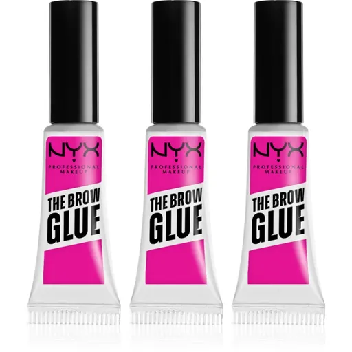 NYX Professional Makeup The Brow Glue gél na obočie 3x5 g