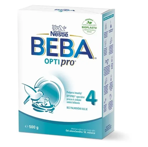 BEBA Optipro 4 batoľacie mlieko od 18. mesiaca 500 g
