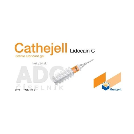 CATHEJELL LIDOCAIN C gél 12,5g
