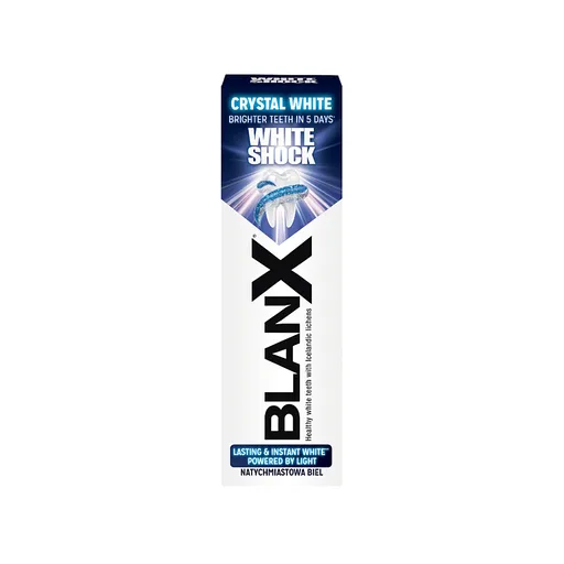 BLANX White Shock Instant White tube Zubná pasta 75 ml