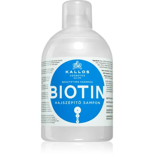 Kallos KJMN Professional Biotin šampón pre tenké, slabé a lámavé vlasy 1000 ml