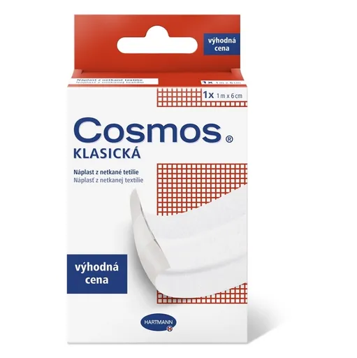COSMOS Klasická náplasť z netkanej textílie 1 m x 6 cm 1 ks