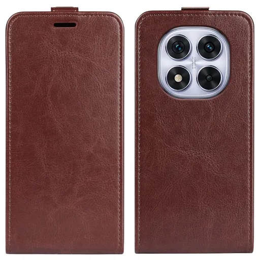 Vyklápacie puzdro pre Xiaomi Redmi Note 14 Pro 5G hnedé