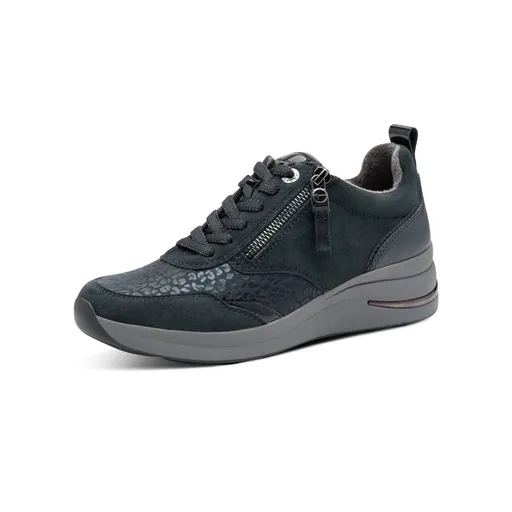 Tenisky s umelou kožušinou a klinovou podrážkou