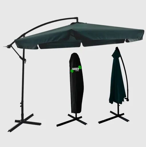 Chomik Záhradný slnečník BANANA | zelená 300 cm