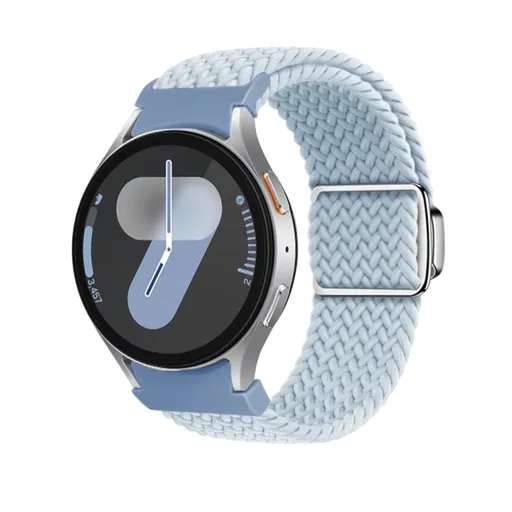 BRAIDED Nylonový remienok pre Samsung Galaxy Watch 7 (40 / 44 mm) FOG BLUE