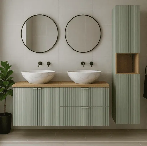 ArtCom Kúpeľňový komplet LINE Reed Green 120/2