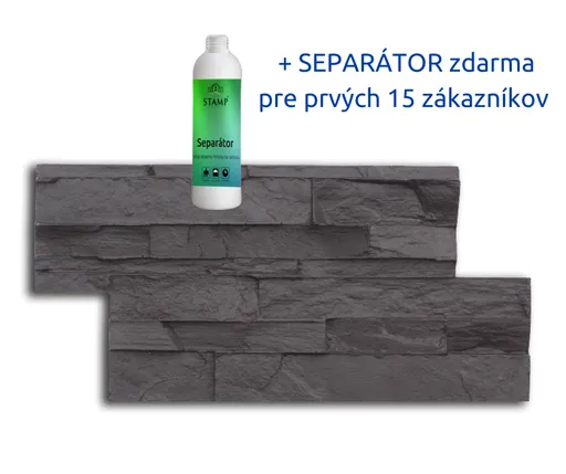 STAMP Lámaný kameň - kamenný obklad lk-1 39x 19cm a 1 kg