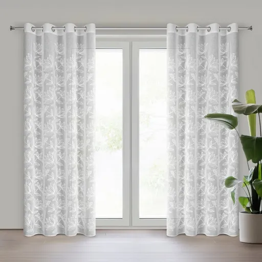 ArtFir HOTOVÝ ZÁVES SUZI 140 x 250 cm BIELA