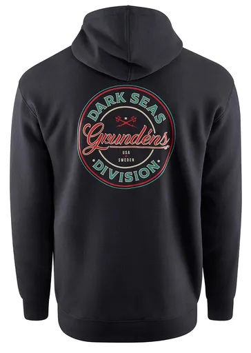 Grundéns mikina dark seas x grundens instinctive fz hoodie black - xl