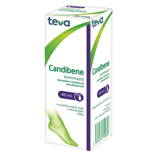 CANDIBENE dermálna roztoková aerodisperzia 40 ml