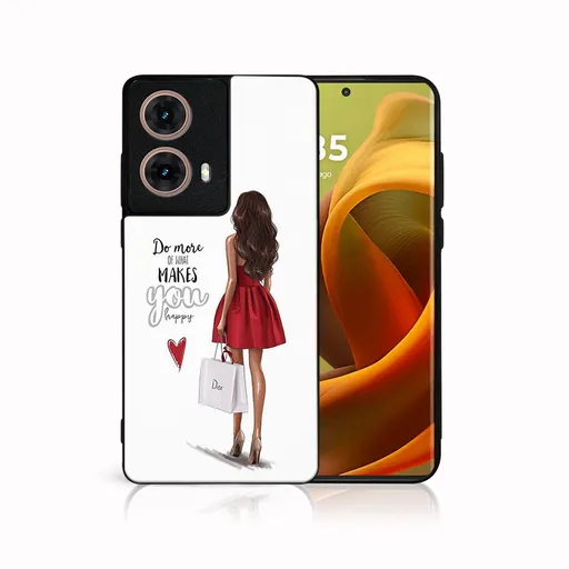 MY ART Ochranný kryt pre Motorola Moto G85 5G RED DRESS (137)