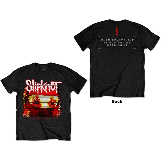 Slipknot tričko Chapeltown Rag Glitch Čierna XXL