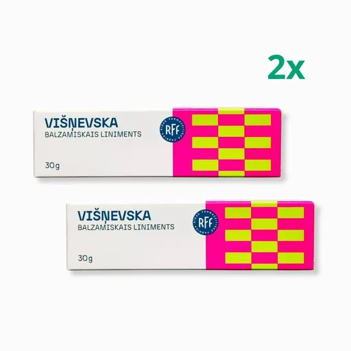 Zvýhodnený set: 2x Višnevského balzam na revitalizáciu pokožky - 30g - HealthNA