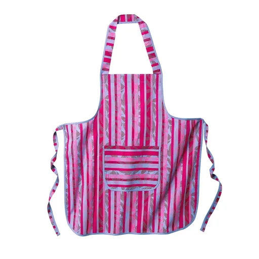 Pruhovaná zástera s trakmi