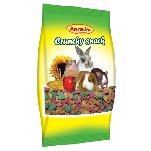 AVICENTRA Farebné chrumky pre hlodavce 200g