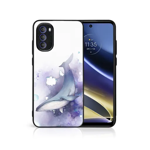 MY ART Ochranný kryt pre Motorola Moto G31 / G41 WHALE (242)