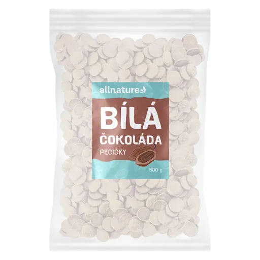 ALLNATURE Biela čokoláda 500 g