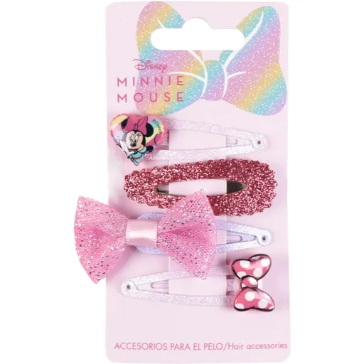 Disney Minnie Hair Accessories sponky do vlasov 4 ks
