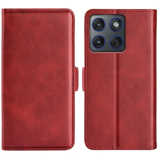 SIDE Peňaženkové puzdro pre Motorola Edge 70 červené