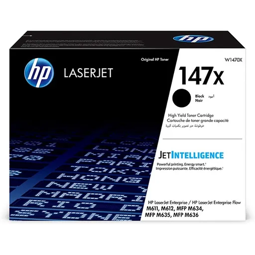 HP originál toner W1470X, black, HP 147X, HP, čierna
