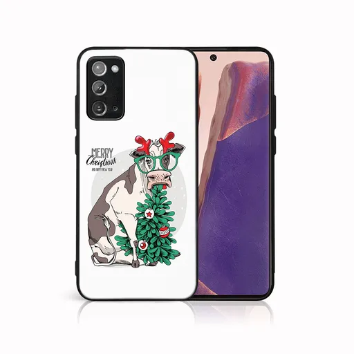 MY ART Obal s vianočným dizajnom Samsung Galaxy Note 20 MERRY CHRISTMAS (074)