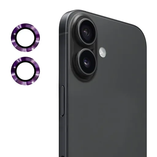ENKAY ALU Sklo pre fotoaparát Apple iPhone 17 PURPLE