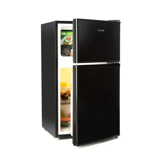 Klarstein Big Daddy Cool, kombinovaná chladnička, 61/26 l, 40 dB, energet. trieda F, čierna