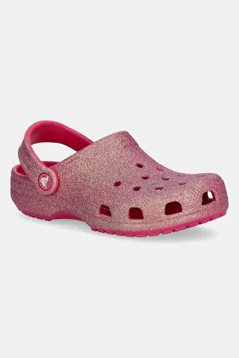 Šľapky Crocs CLASSIC IRIDESCENT GLITTER CLOG KIDS