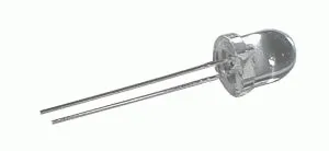 LED  8mm  biela  3500mcd/20°  číra