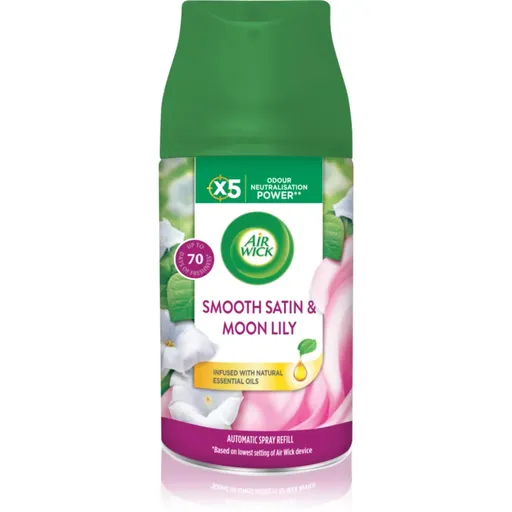 Air Wick Freshmatic Smooth Satin & Moon Lily osviežovač vzduchu náhradná náplň 250 ml