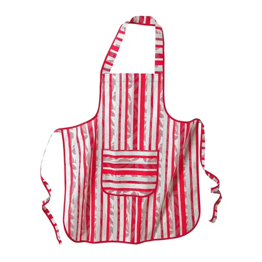 Pruhovaná zástera s trakmi