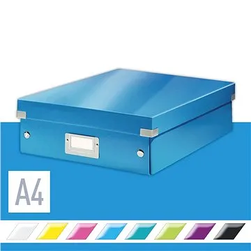Leitz WOW Click & Store A4 28,1 x 10 x 37 cm, modrá (60580036)