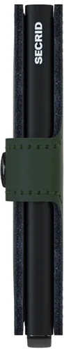 Kožená mini peňaženka Secrid Miniwallet Matte Green-Black