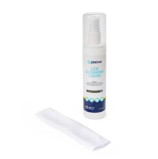 PLATINET LCD CLEANING LIQUID + MICROFIBER 125ML PFS-PCK06