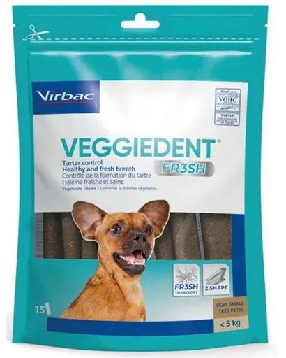 Virbac CET Veggiedent Fresh XS 15 ks psy do 5 kg