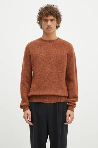 Vlnený sveter Norse Projects Birnir Brushed Lambswool