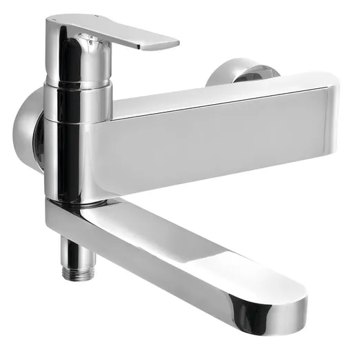 SAPHO - PAX nástenná vaňová batéria, otočné ramienko, chróm XA101