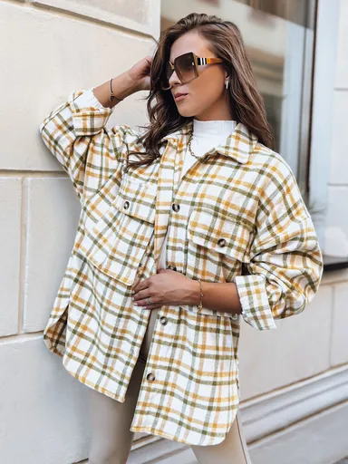 Originálna zelená bunda / košeľa pre dámy