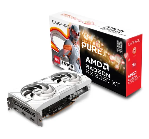 Sapphire PURE AMD Radeon RX 9060 XT/16GB/GDDR6