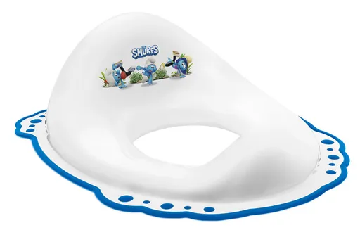 MALTEX Redukcia na WC protišmyková Šmolkovia - white